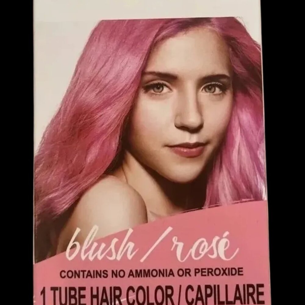Semi-Permanent Hair Color in Blush/Rose
